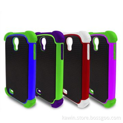 Triple Combo 3-in-1 TPU + PC + Silicone Cover for Samsung Galaxy S4